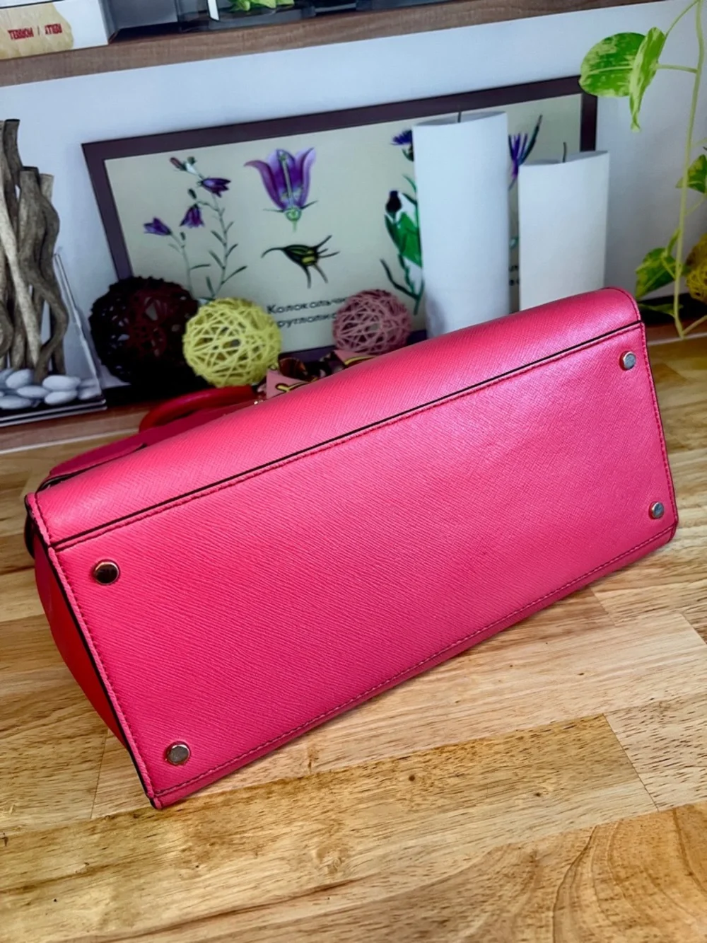 Kate Spade Medium Staci Satchel in Watermelon Gelato Crossbody - Picture 10 of 11